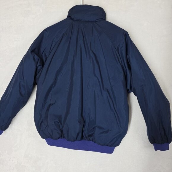VTG Columbia Coat Reversible Insulated Womens Size M Blue Navy EUC Waterproof - Picture 8 of 12